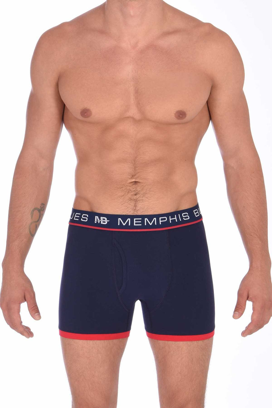 Memphis Blues Red/Blue Boxer Brief 2-Pack