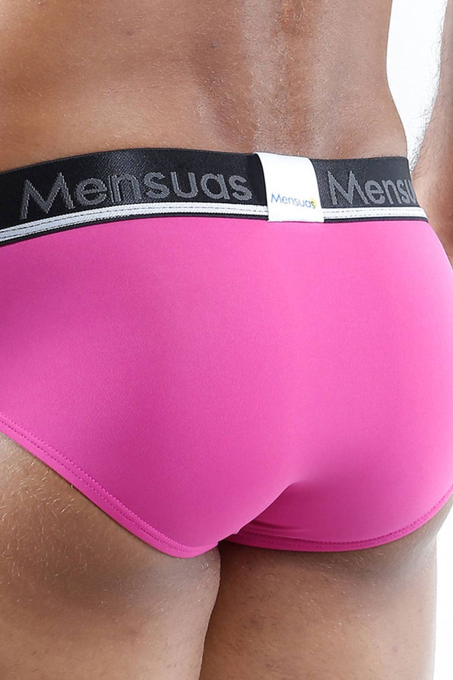 Mensuas Fuchsia/Jade Explosion Texture Bikini Brief