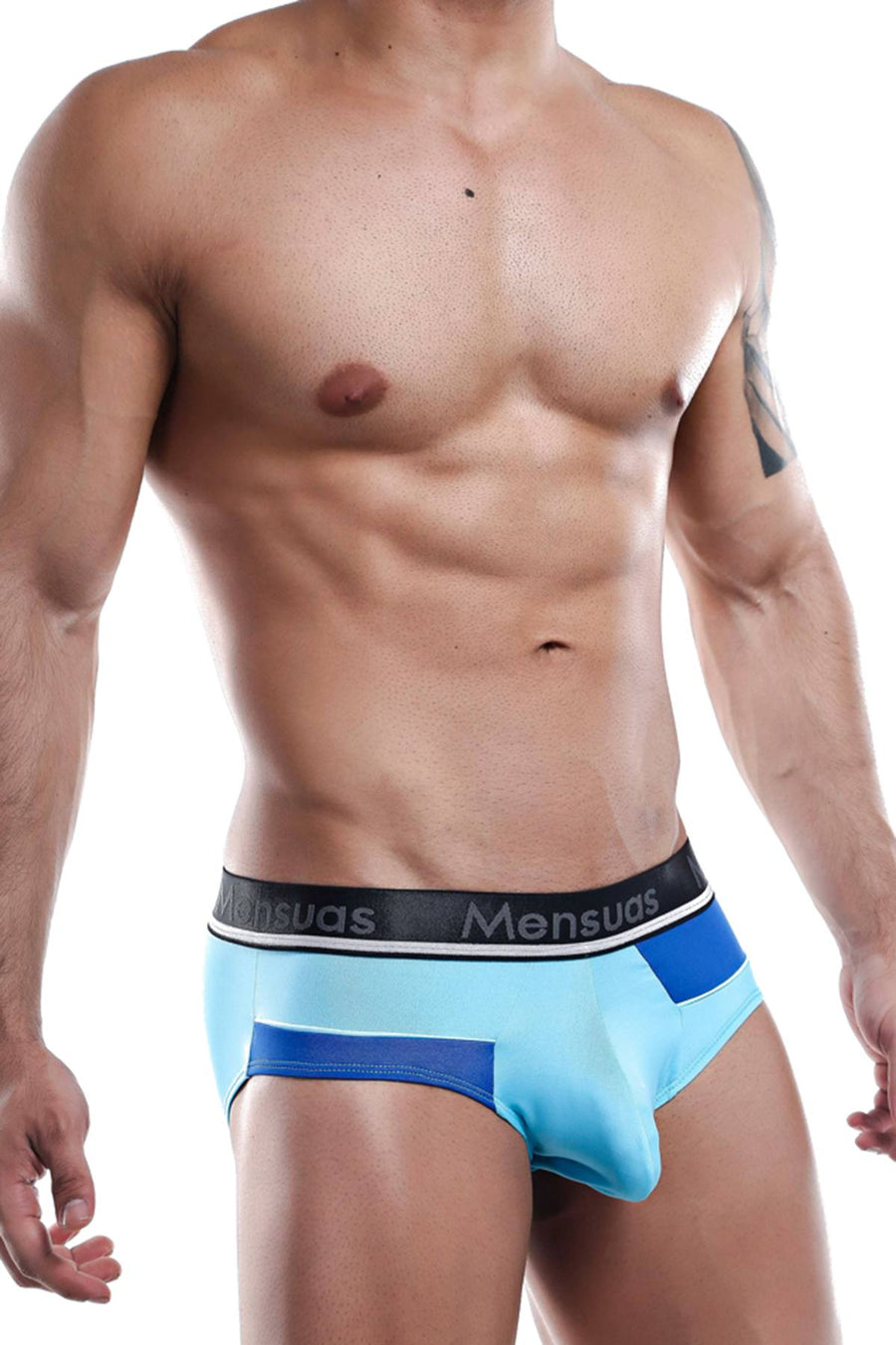 Mensuas Turquoise MNJ011 Bikini Brief