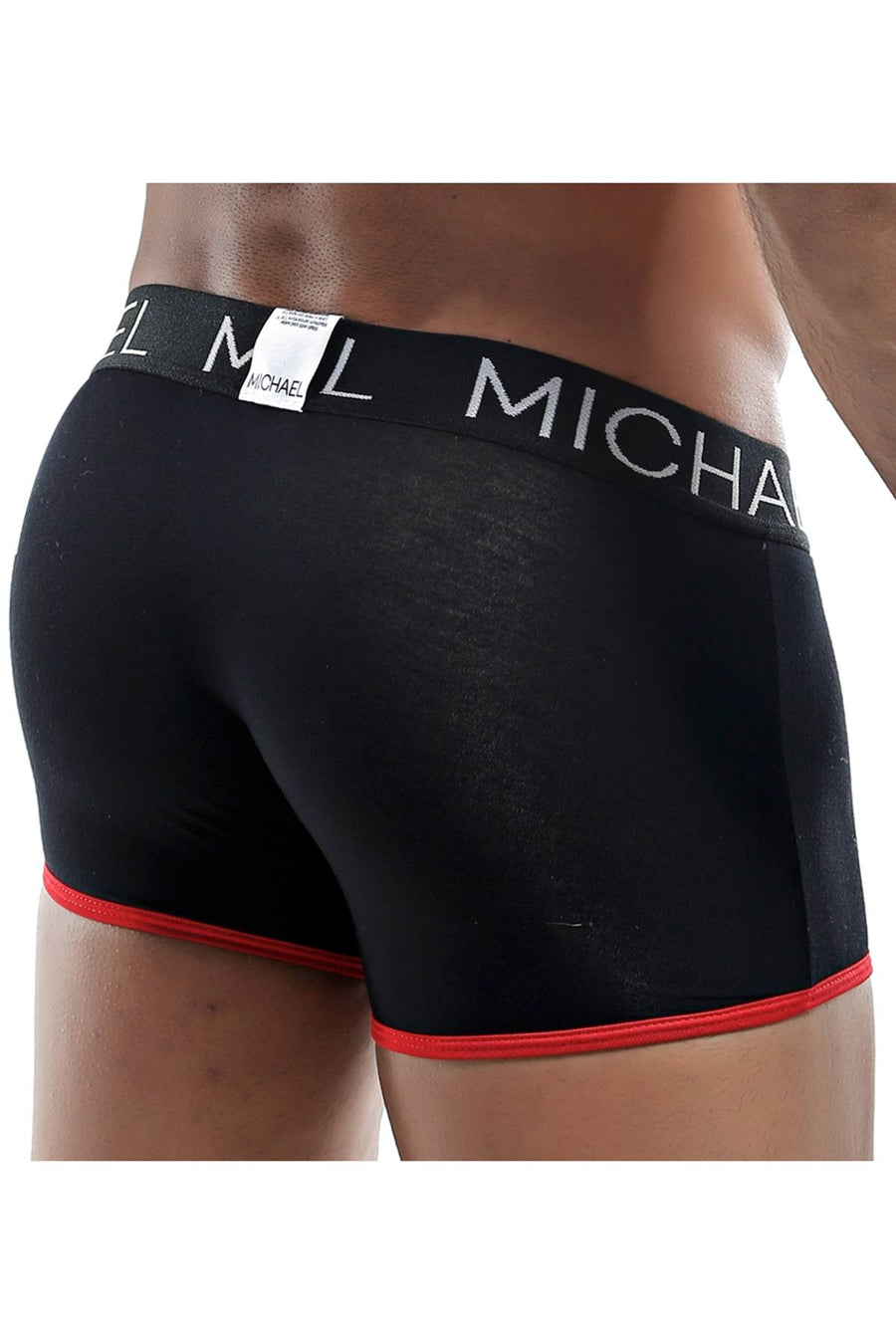 Michael Black/Red Boxer Trunk