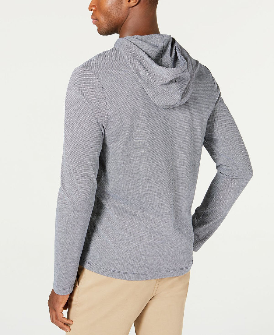 Michael Kors Birdseye Weave Hoodie T-shirt Midnight