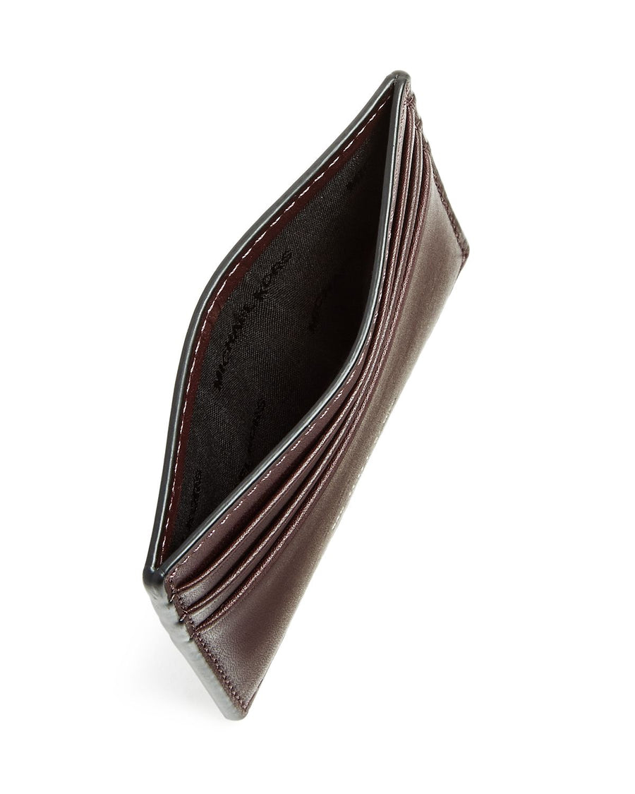 Michael Kors Henry Leather Card Case Red