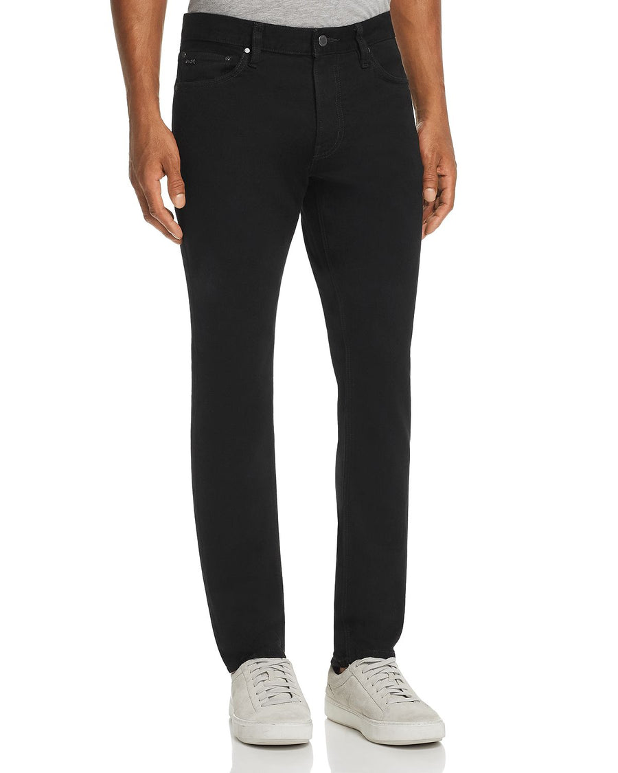 Michael Kors Parker Slim Fit Jeans In Black Black