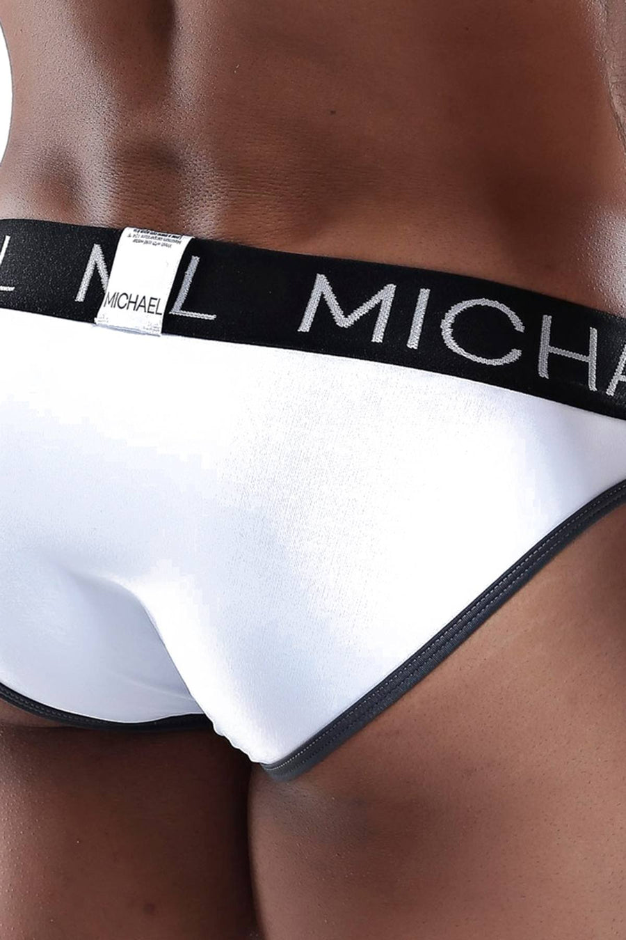 Michael MLI003 White/Grey Micro Bikini Brief