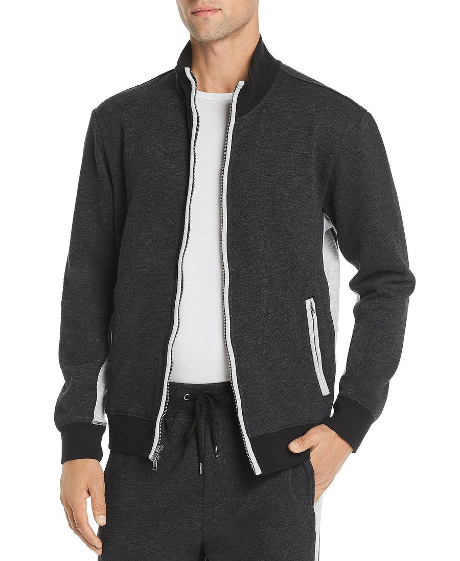 Mills Supply Doheny French Terry Track Jacket Charcoal Heather