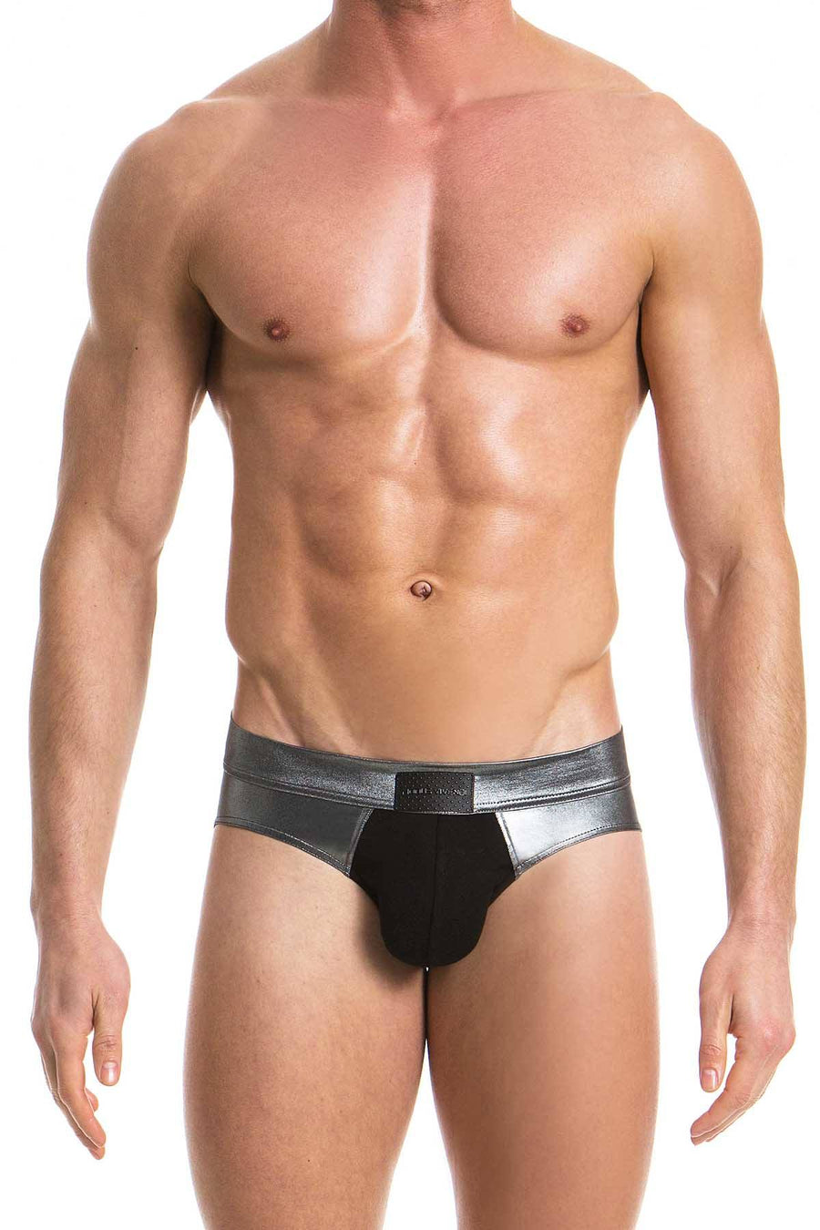 Modus Vivendi Black/Foil Nickel Tone 2 Tone Metallic Brief