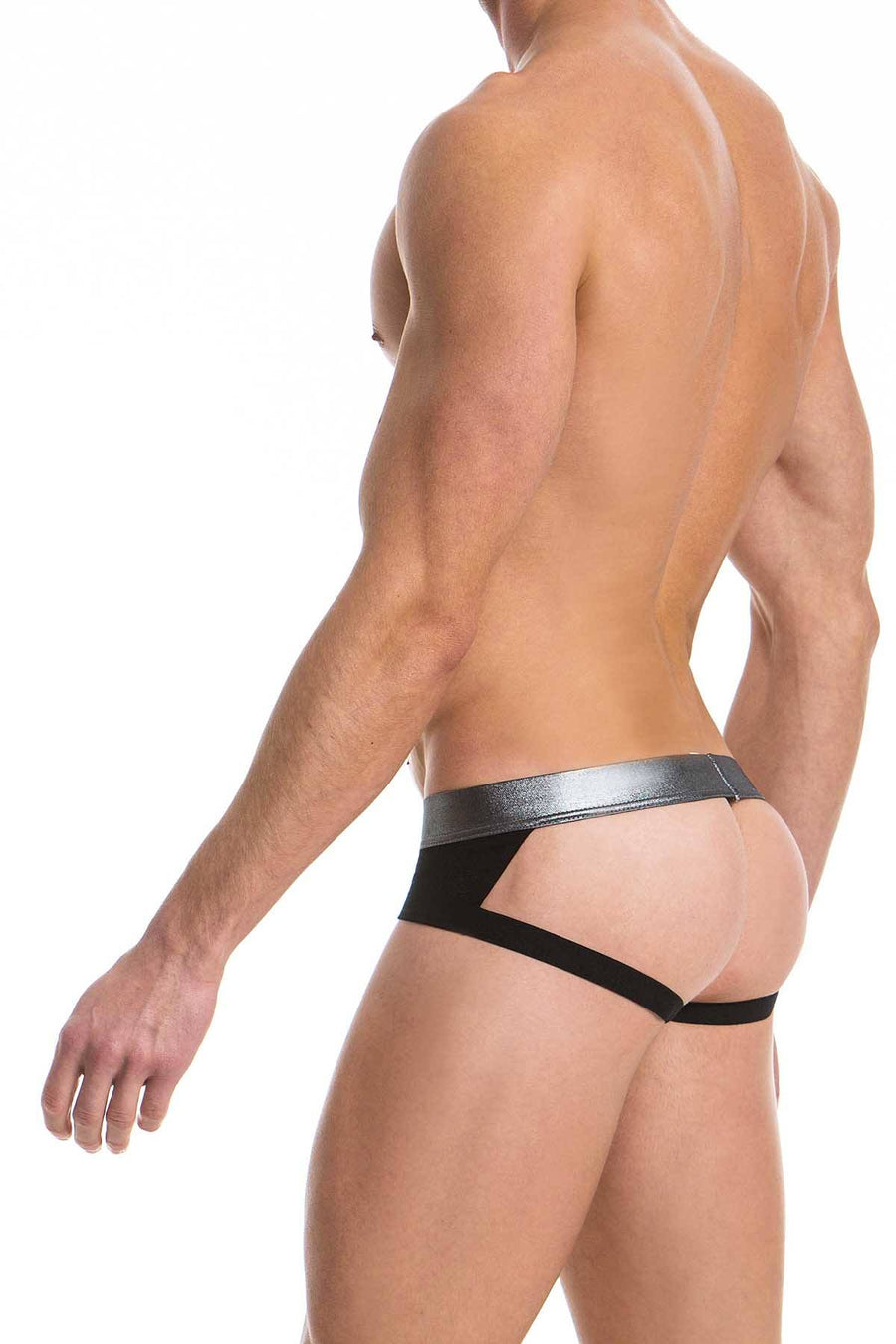 Modus Vivendi Black/Foil Nickel Tone 2 Tone Metallic Jock