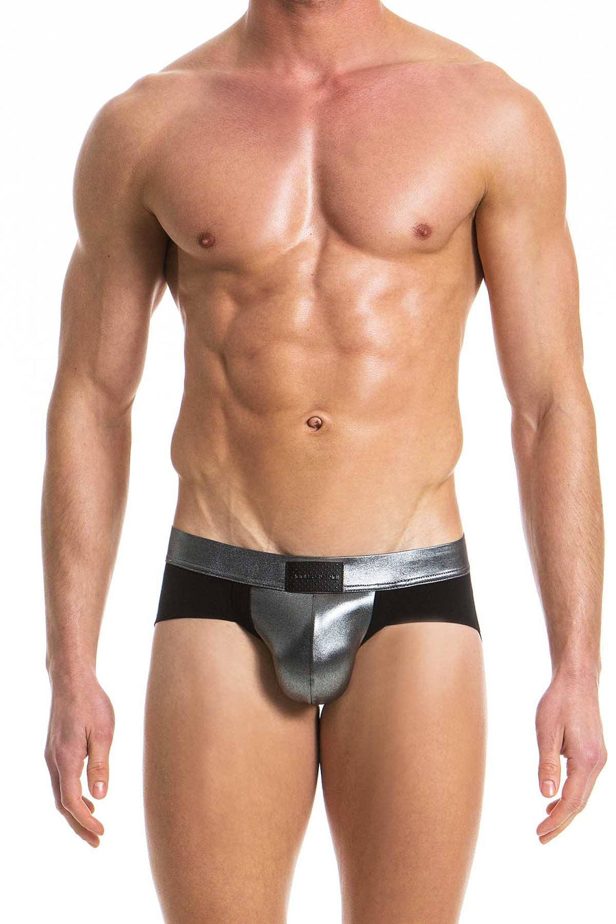 Modus Vivendi Black/Foil Nickel Tone 2 Tone Metallic Jock