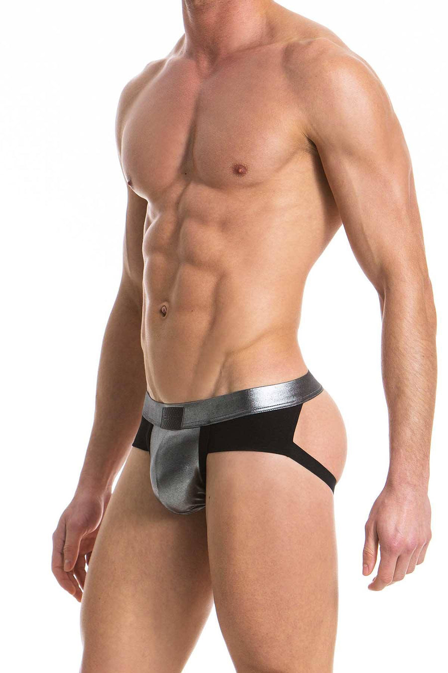 Modus Vivendi Black/Foil Nickel Tone 2 Tone Metallic Jock