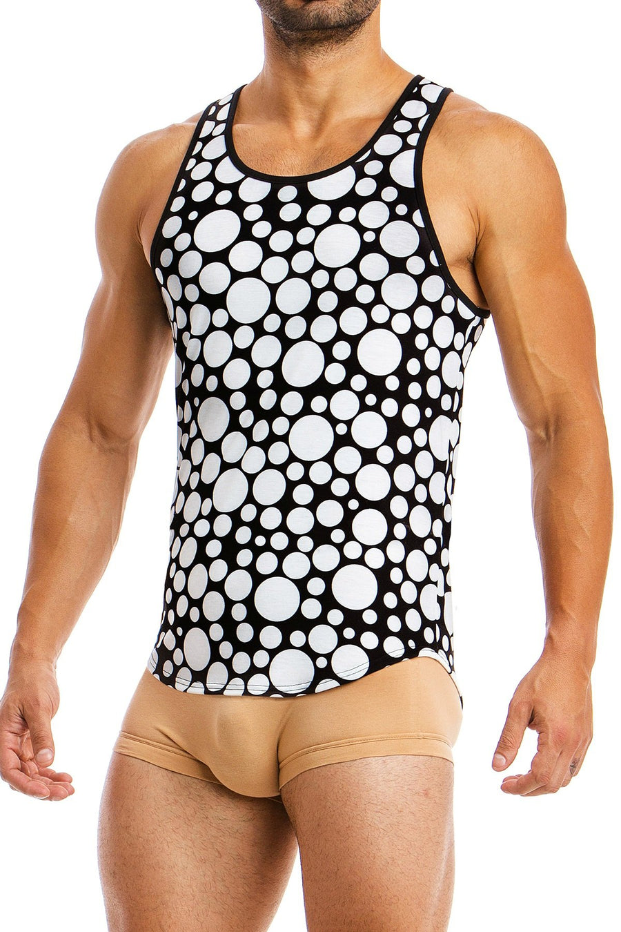 Modus Vivendi Black PolkaDot Tank Top