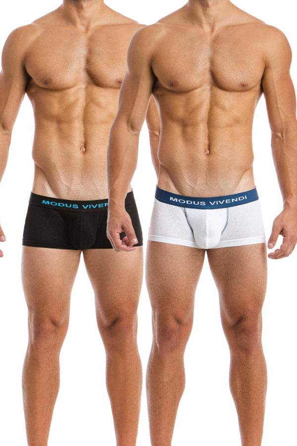 Modus Vivendi Black/White Low-Rise Trunk 2-Pack (Collection 2)