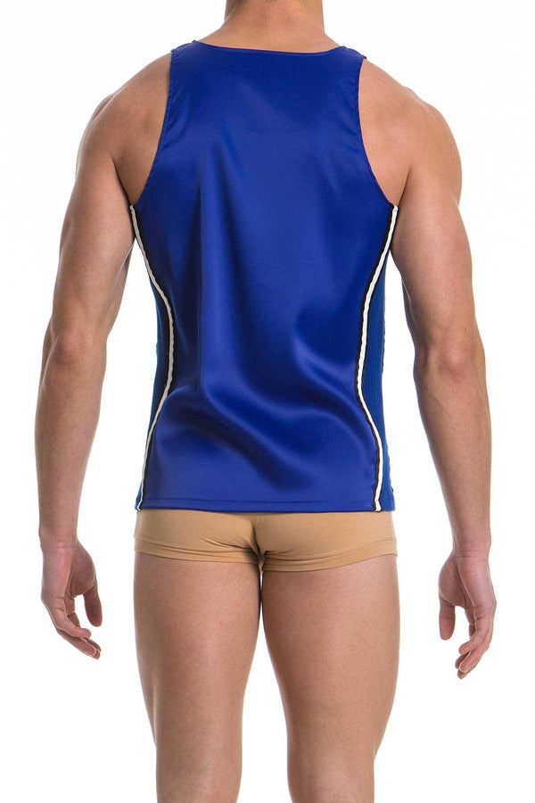 Modus Vivendi Blue 90's Hip-Hop Tank Top