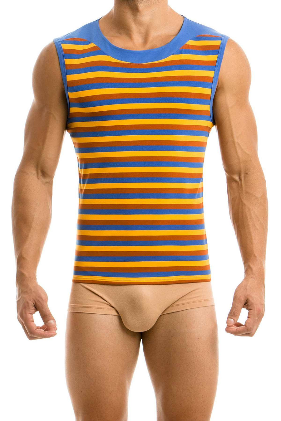 Modus Vivendi Blue Minoan Muscle Tee