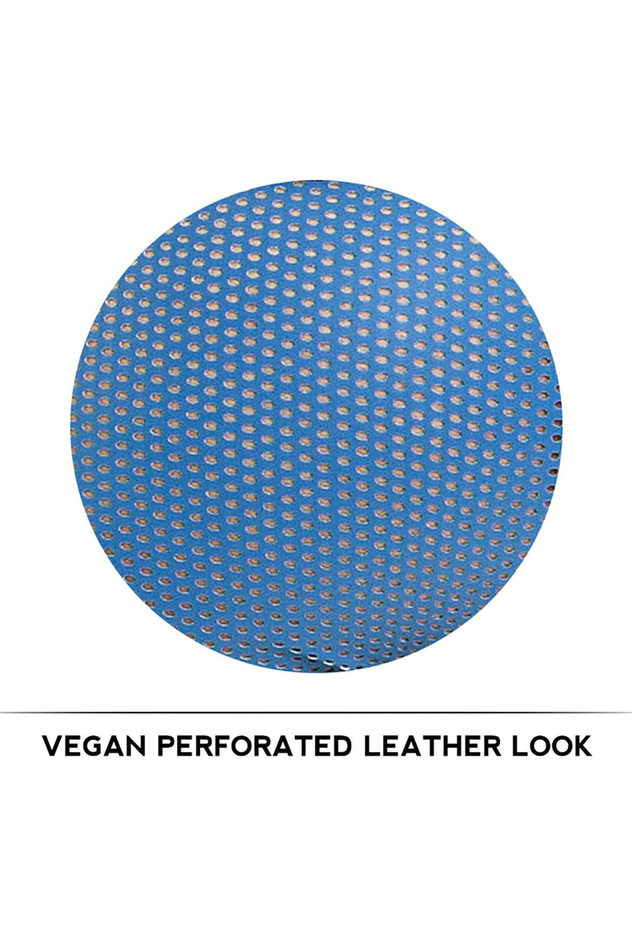 Modus Vivendi Blue Perforated Vegan Leather Brief
