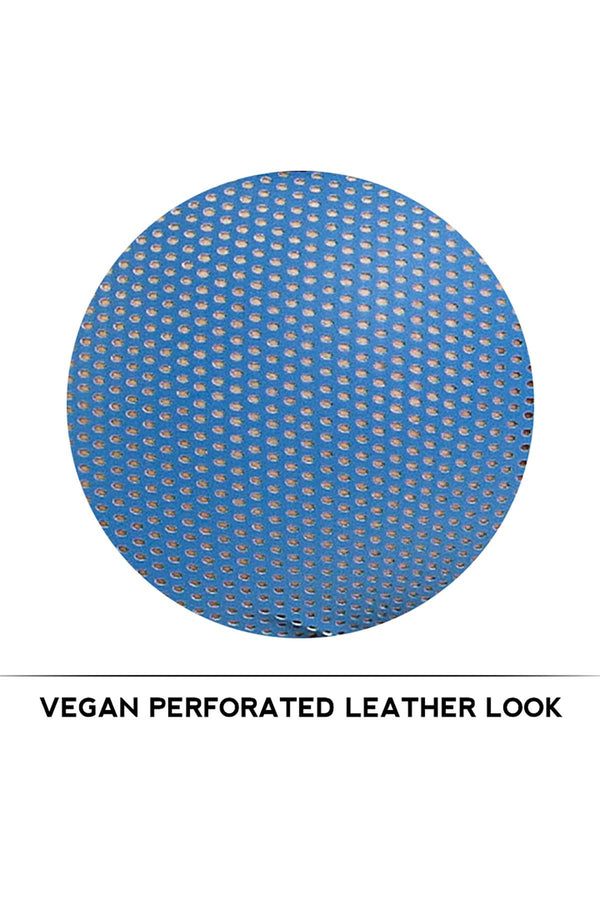 Modus Vivendi Blue Perforated Vegan Leather Trunk