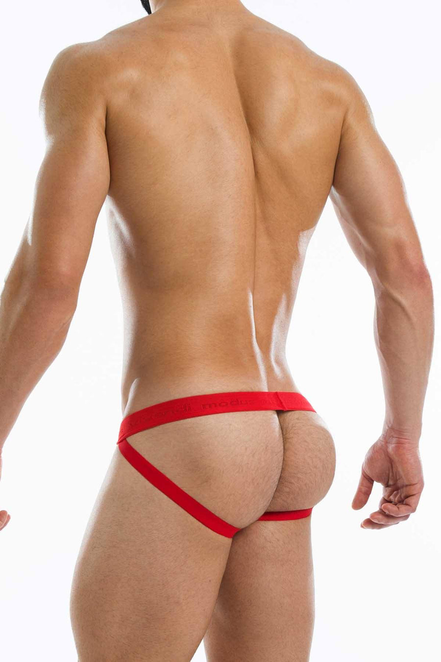 Modus Vivendi Blue/Red Floral-Lace Jockstrap