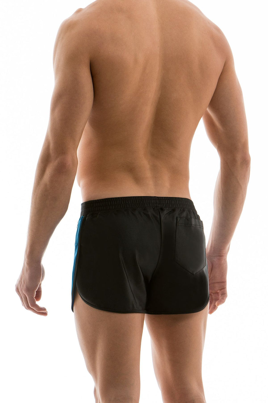 Modus Vivendi Cobalt/Black Elegant Jogger-Cut Swim Short