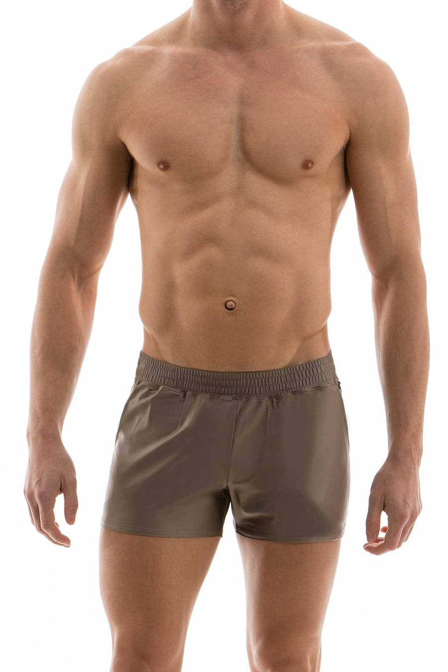 Modus Vivendi Dust-Brown Elegant Swim Short