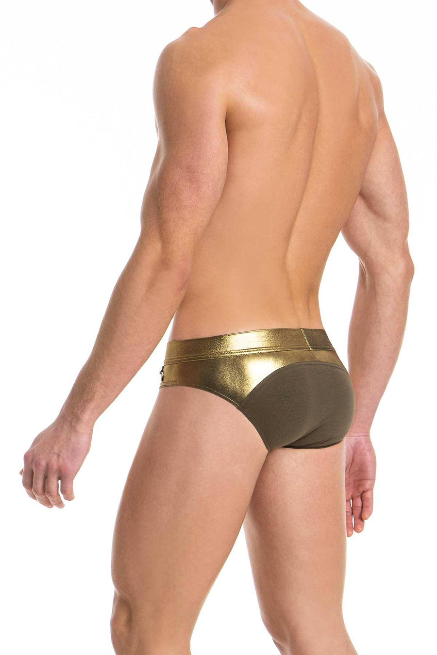 Modus Vivendi Khaki/Gold Dusk2Dawn Brief