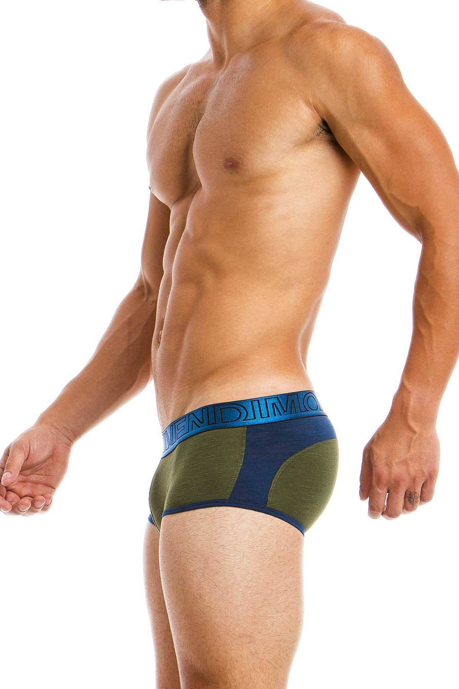 Modus Vivendi Khaki Slub Brazil-Cut Trunk
