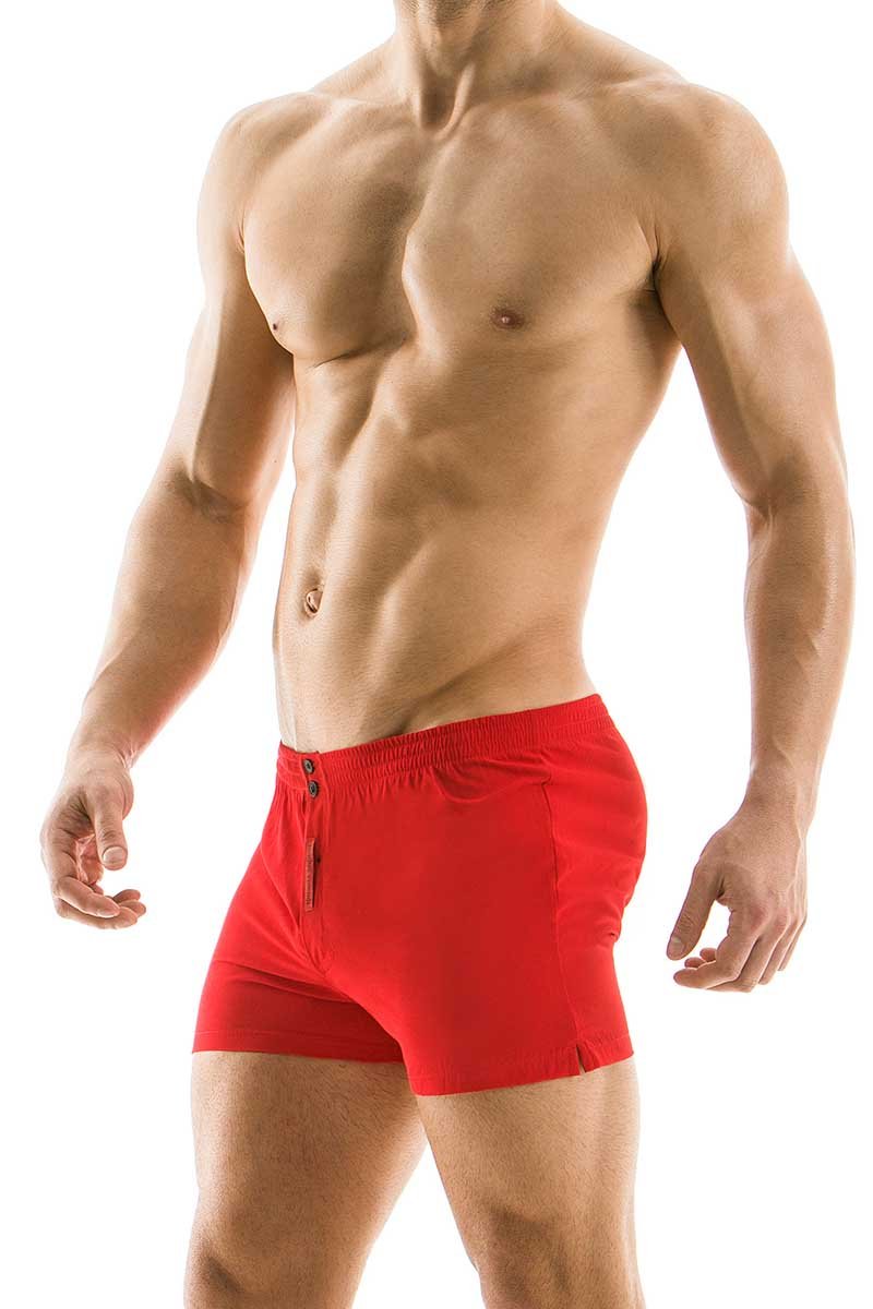 Modus Vivendi Red Plain Loose-Fit Boxer