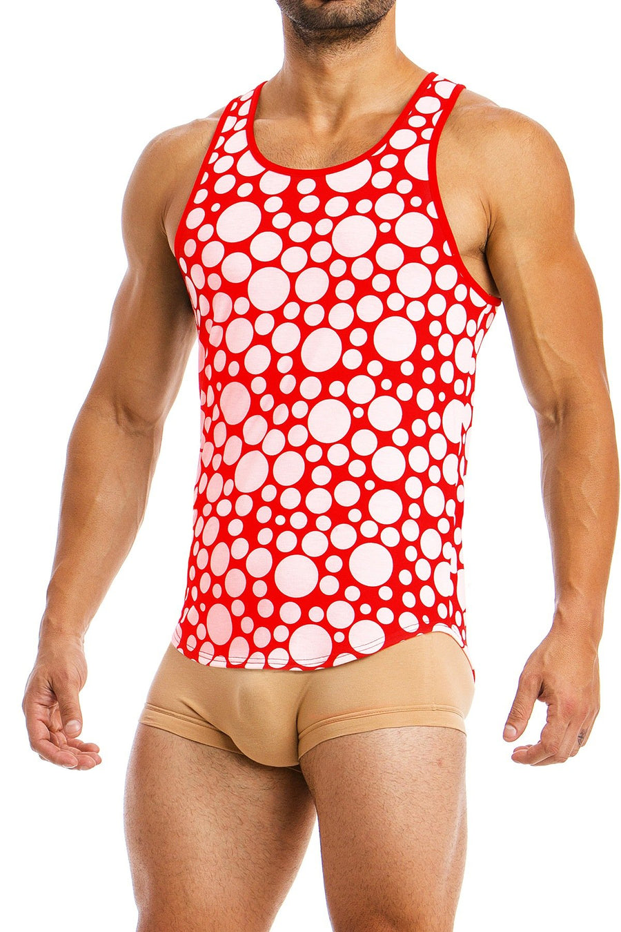 Modus Vivendi Red PolkaDot Tank Top