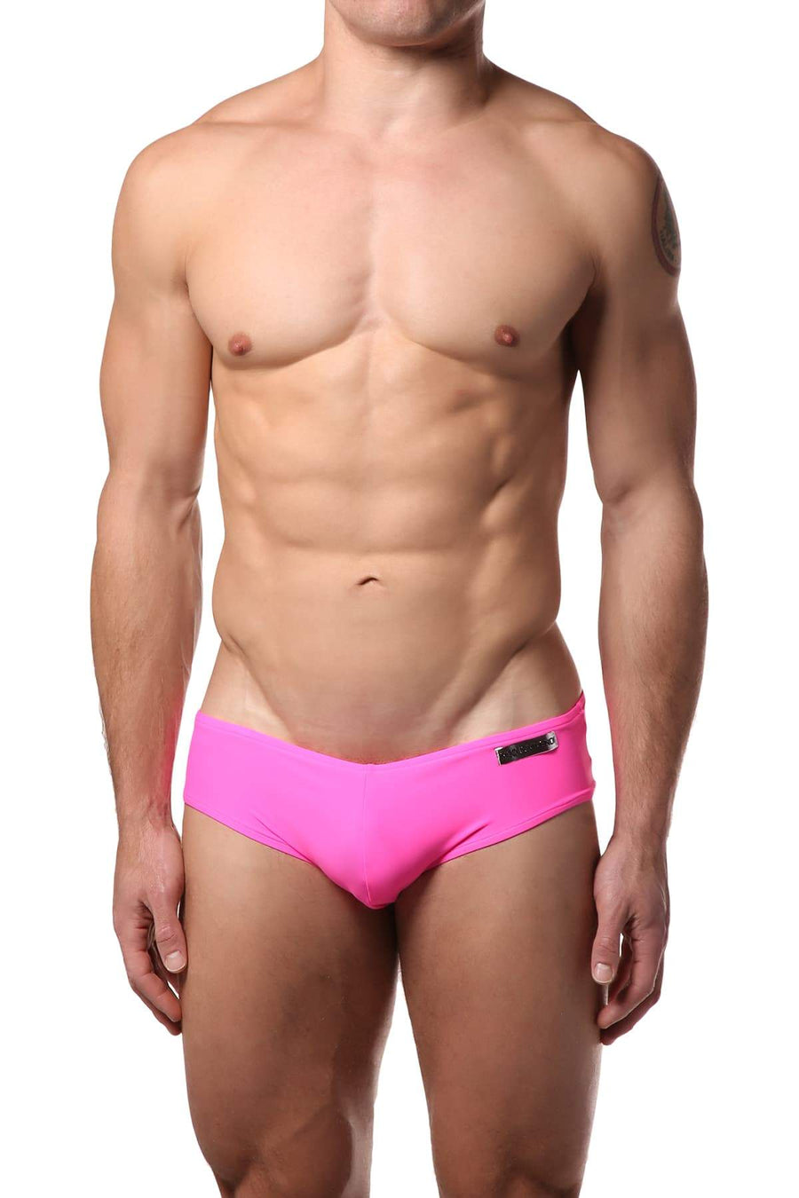Modus Vivendi Red & Fuchsia Reversible Swim Brief