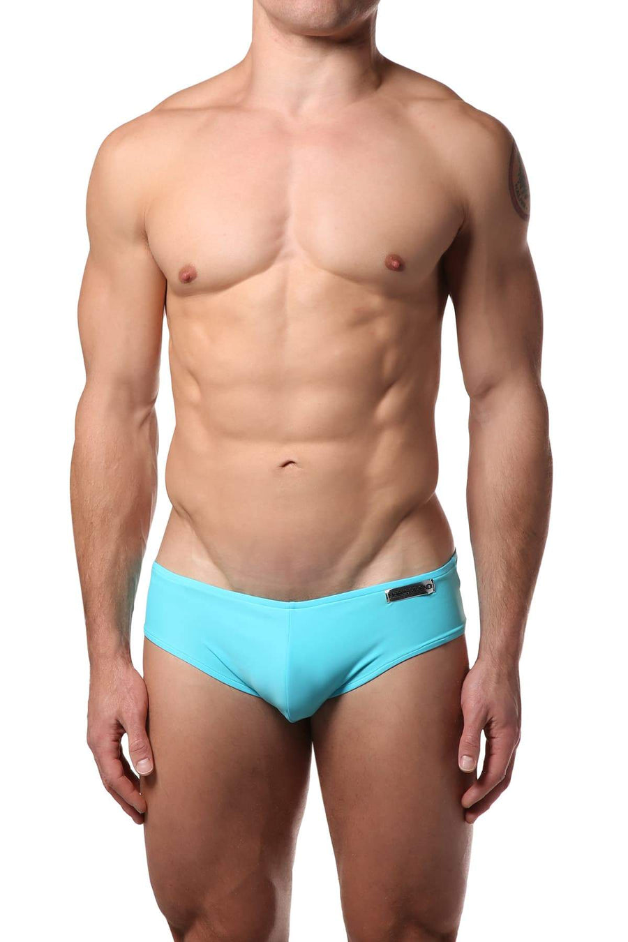 Modus Vivendi Yellow & Aqua Reversible Swim Brief