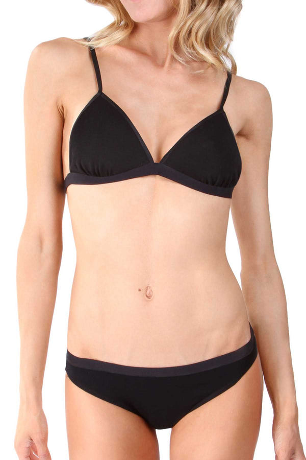 Mosmann Black Adele Bikini Brief Panty