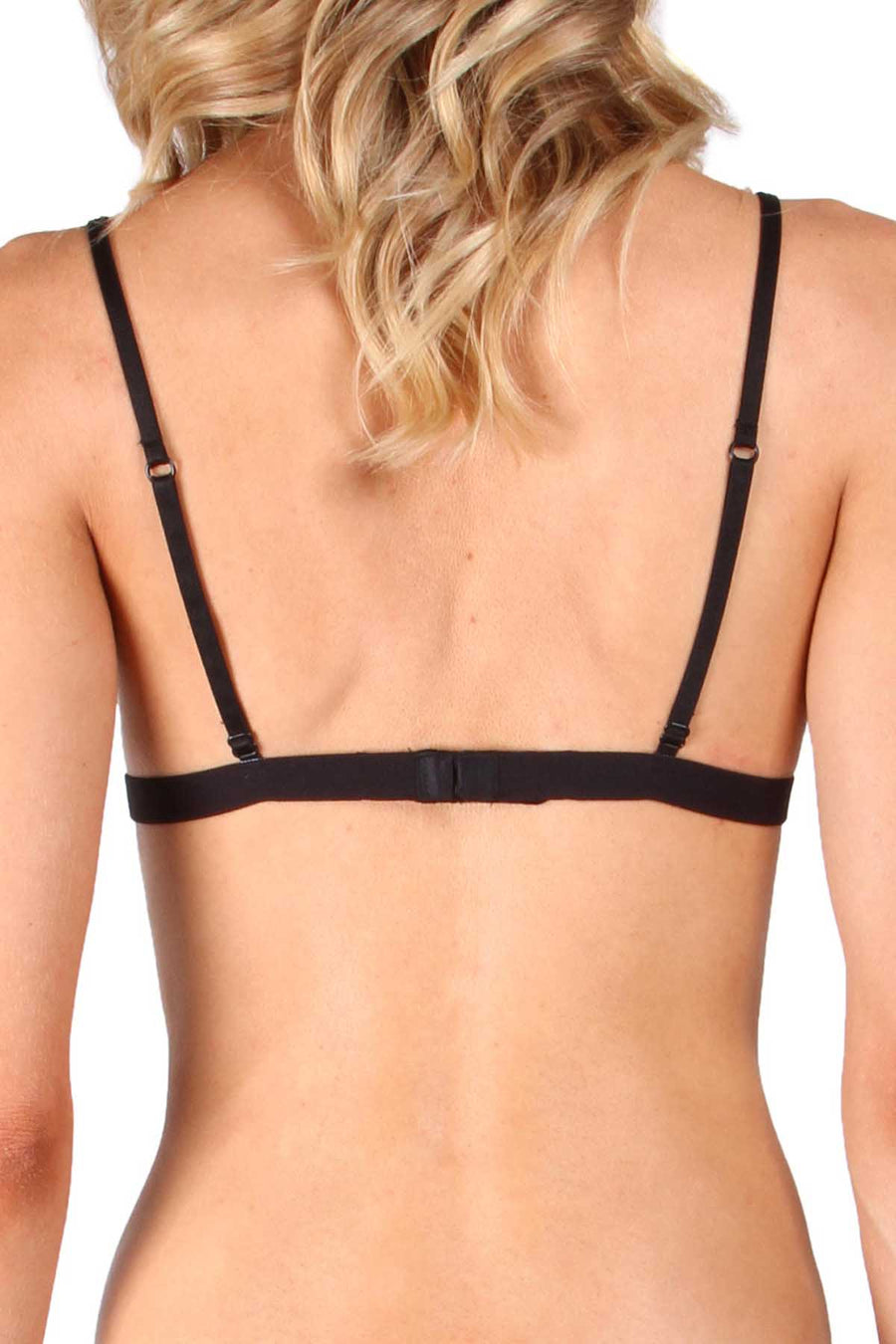 Mosmann Black Adele Soft Cup Triangle Bralette