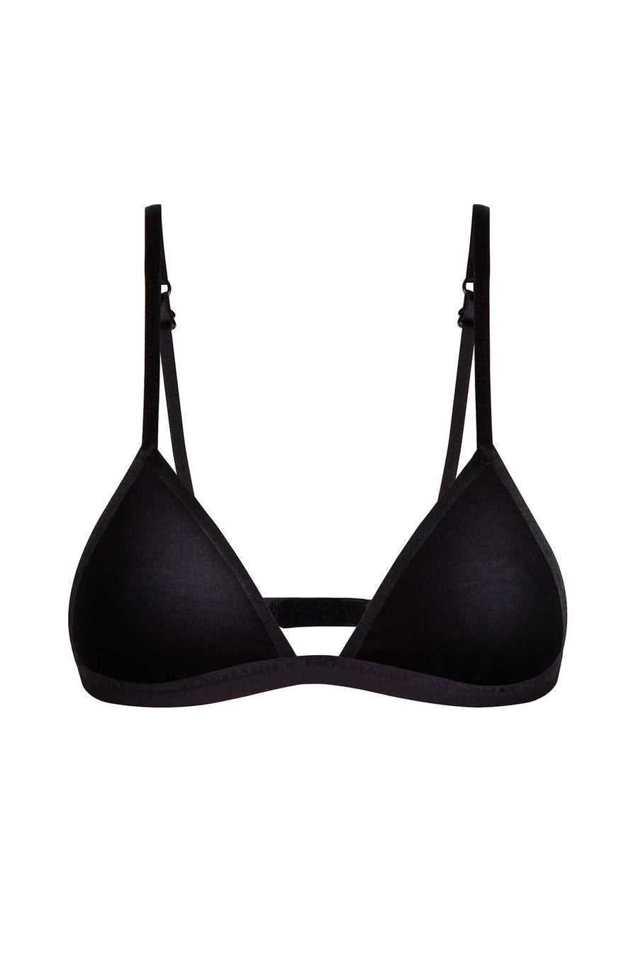 Mosmann Black Adele Soft Cup Triangle Bralette