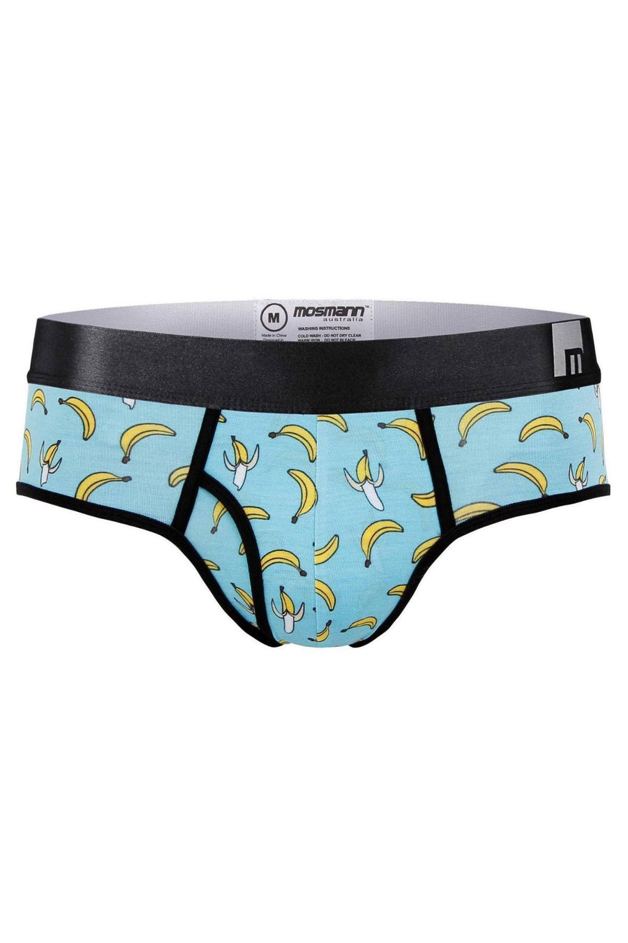 Mosmann Blue/Banana-Print X-Appeal Bamboo Brief