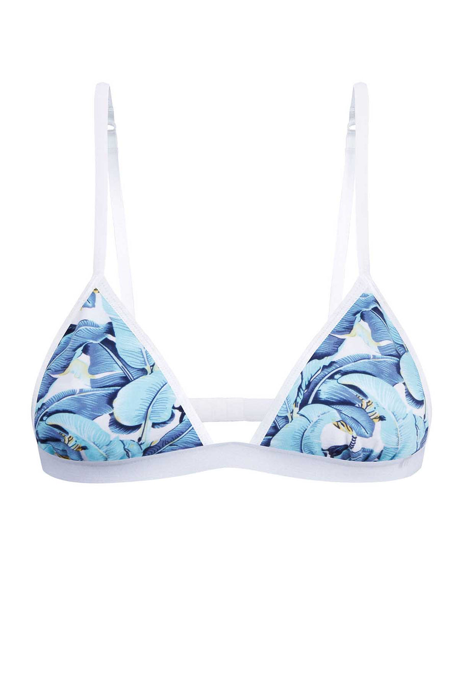 Mosmann Blue Congo Triangle Bralette