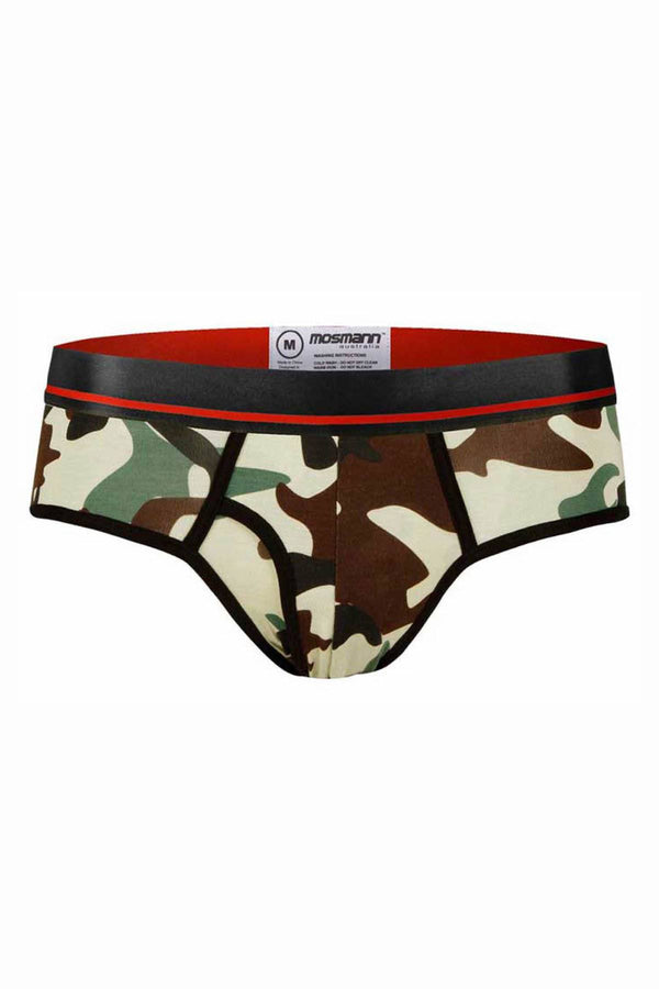 Mosmann Camo-Green Classic Modal Brief
