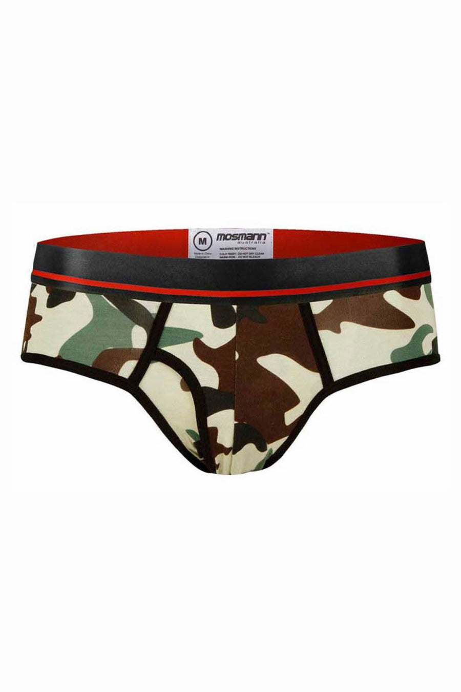 Mosmann Camo-Green Classic Modal Brief