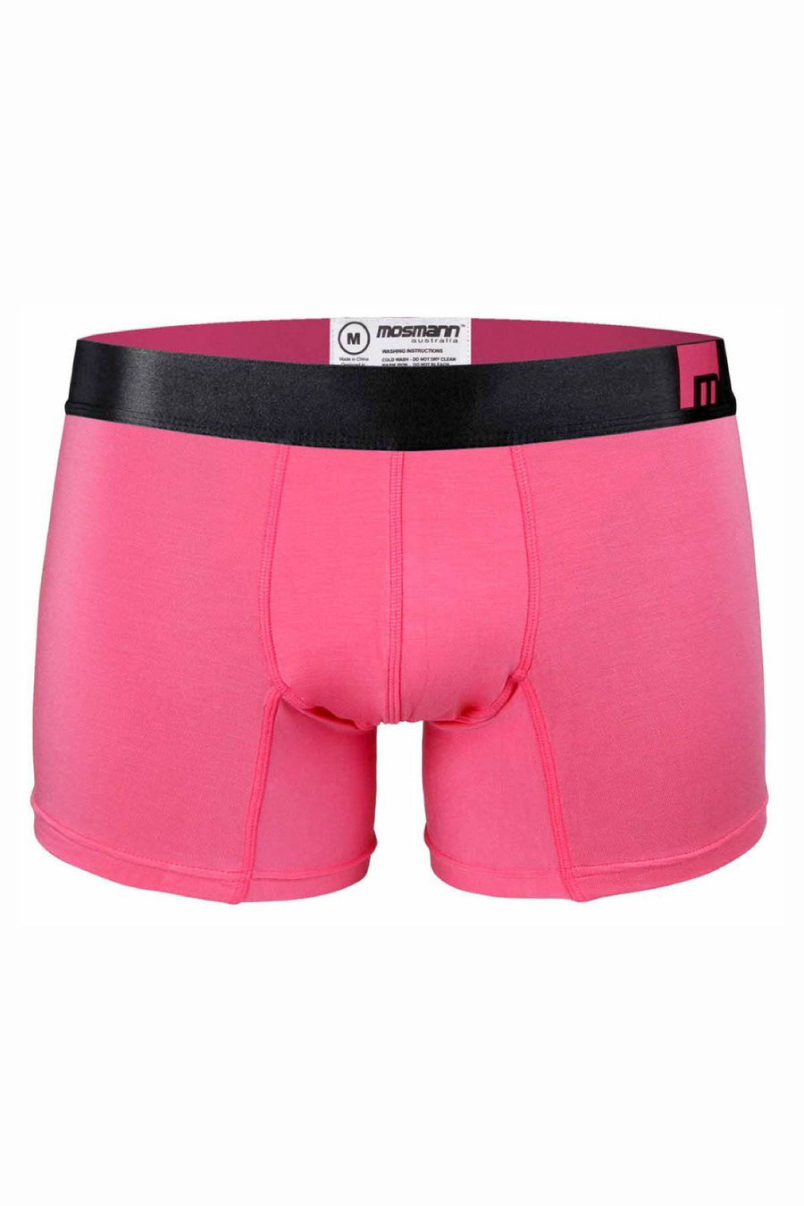 Mosmann Pink Classic Bamboo Boxer Brief