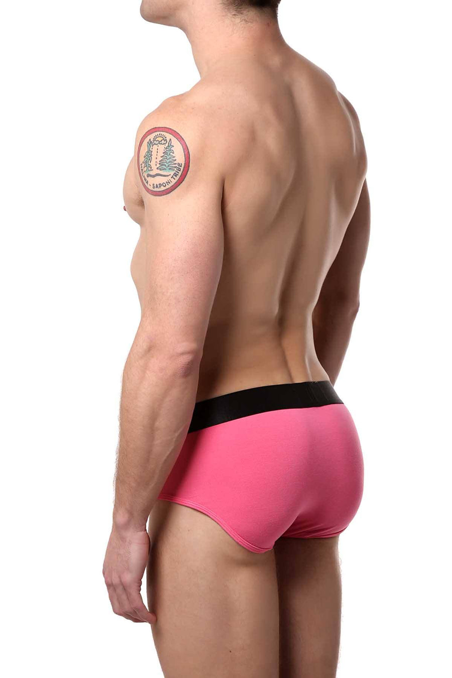 Mosmann Pink Classic Bamboo Brief