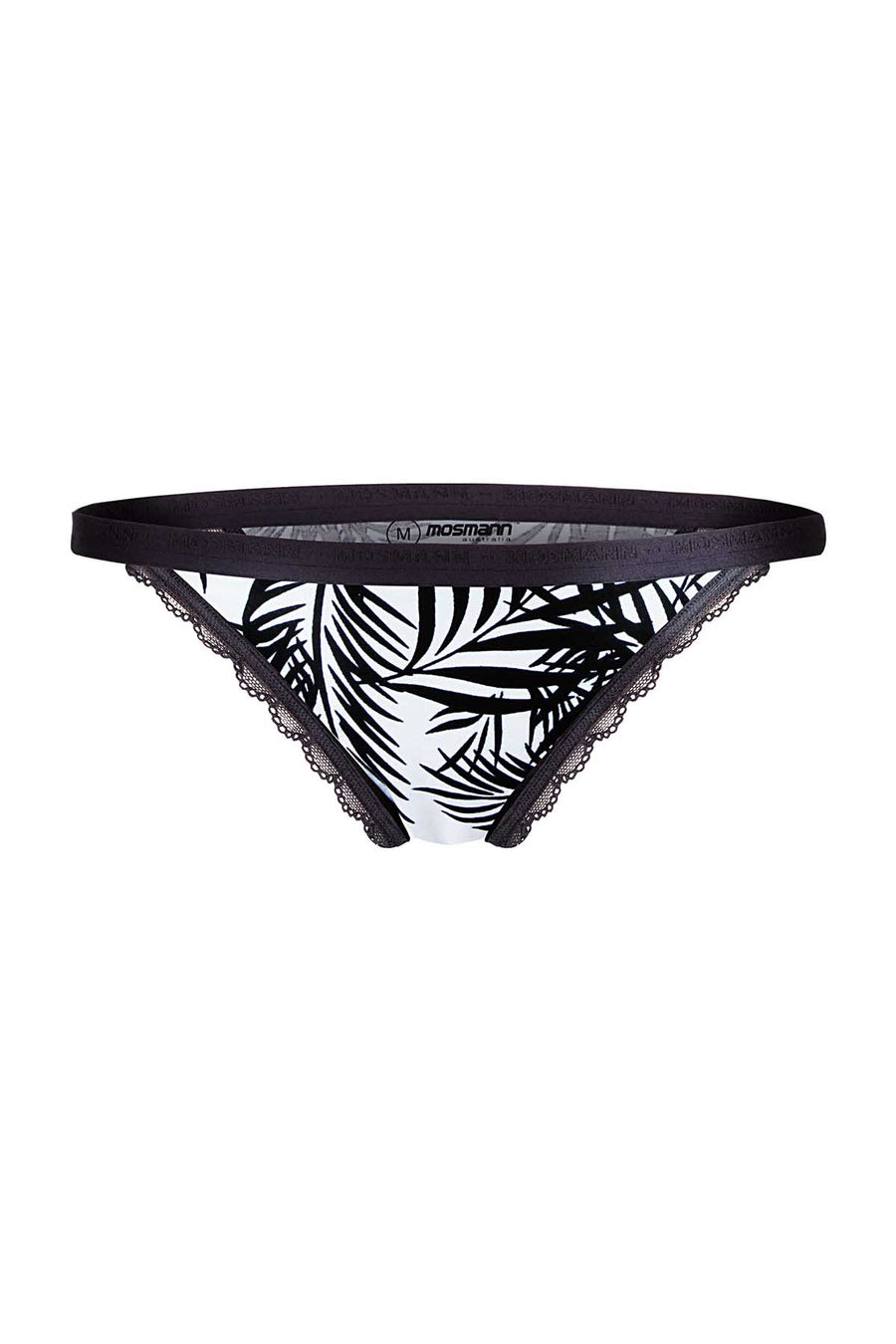 Mosmann Powder Blue & Black Palm Springs String Bikini Panty