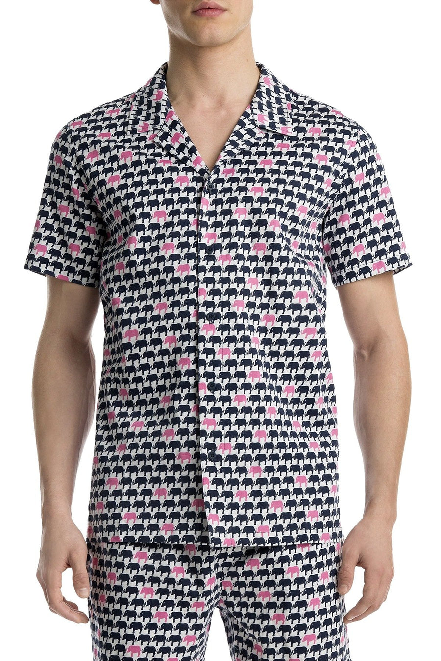 Mr.Turk x 2(X)IST Elephant-Print Button-Front Shirt