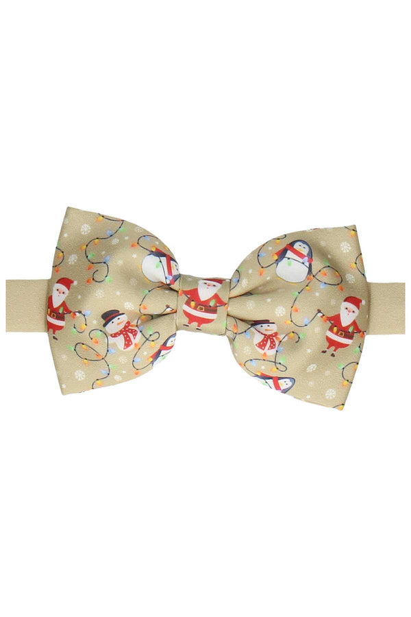 Mrs. Bow Tie Gold Christmas Ready-Tied Bow Tie