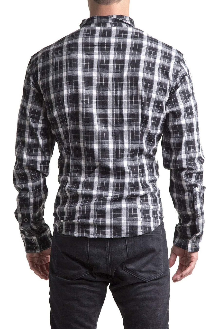 Nasty Pig Black & White Lithium Flannel Shirt