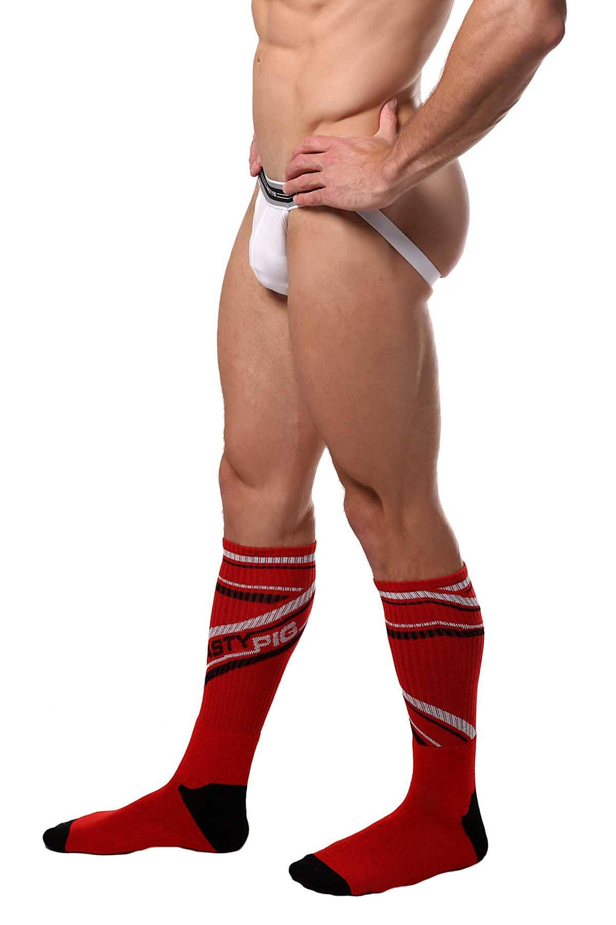 Nasty Pig Red Speed Demon Socks