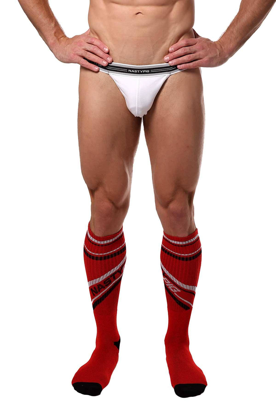 Nasty Pig Red Speed Demon Socks