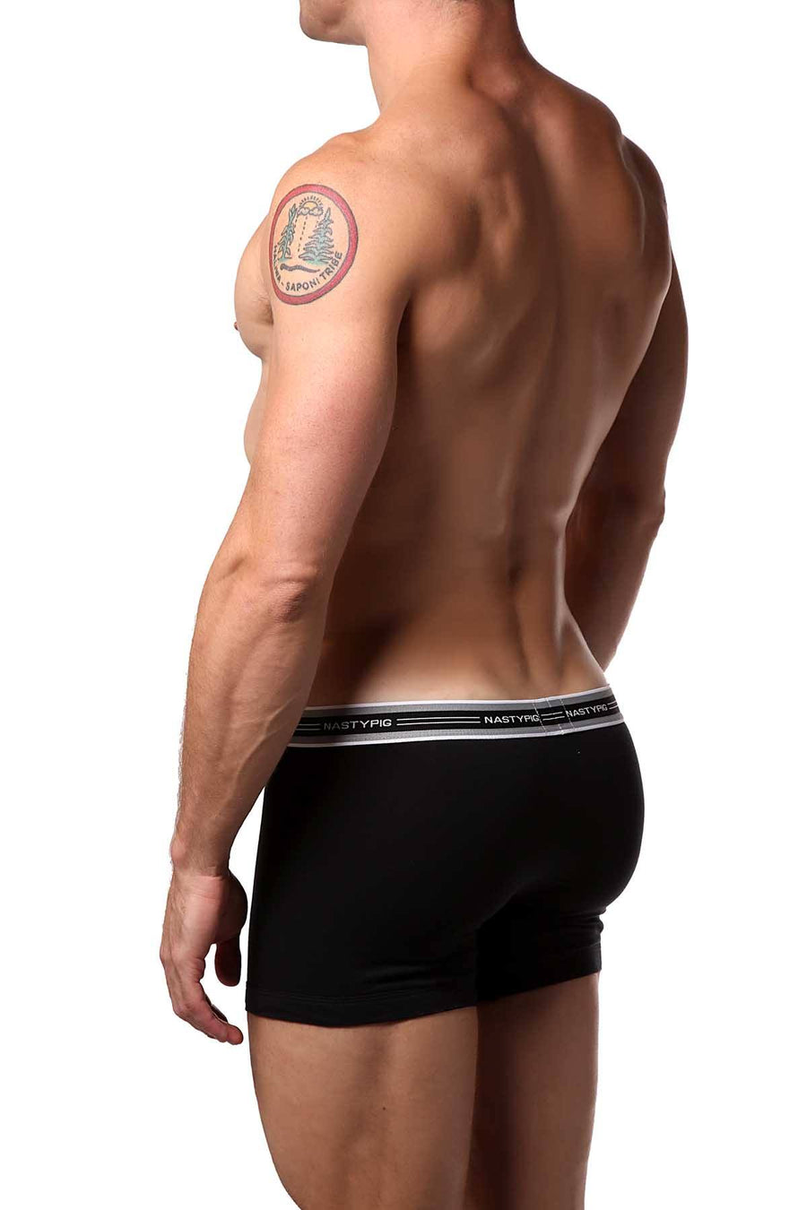 Nasty Pig Sport Black Button Boxer Brief