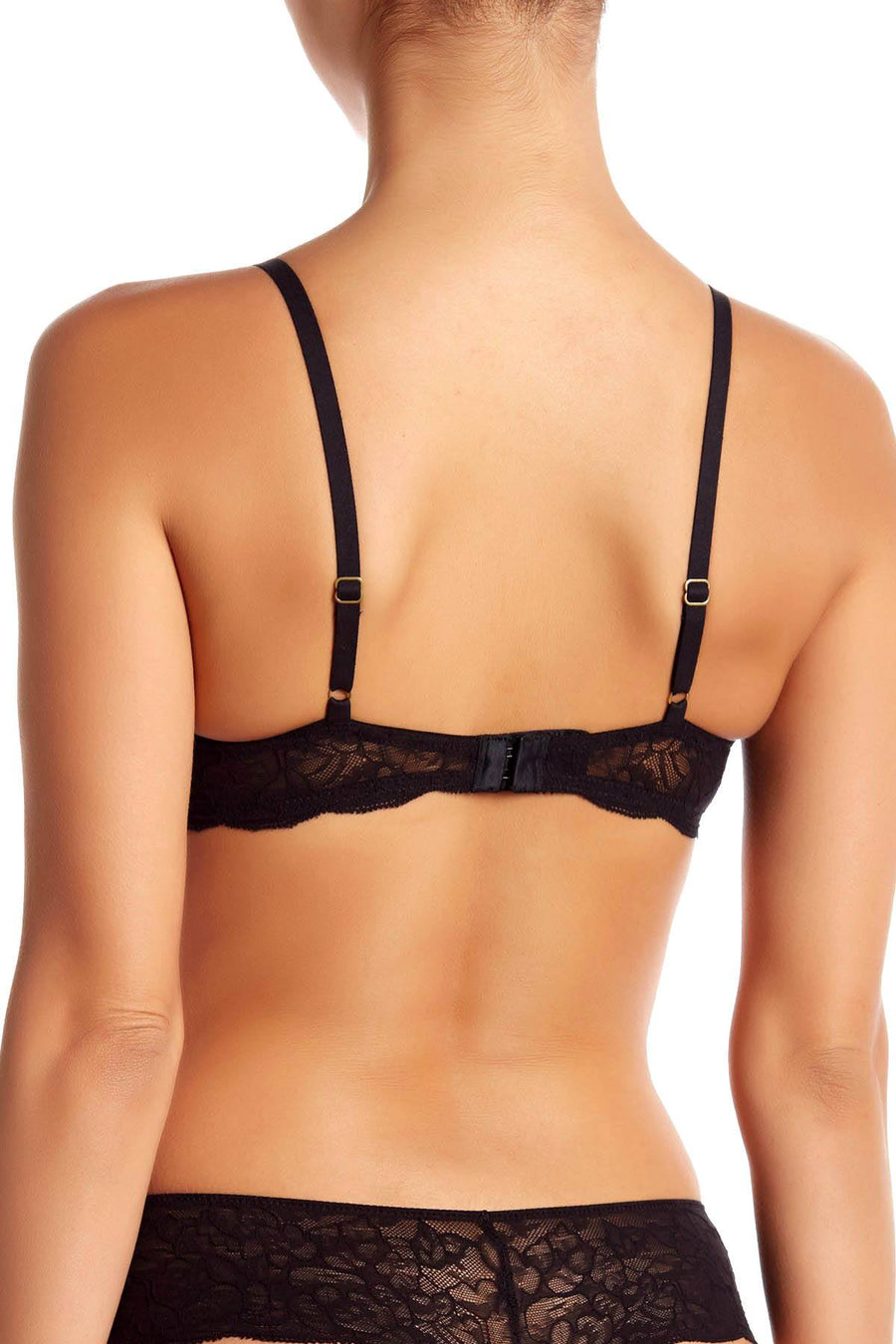 Natori Black/Cameo Rose Retouch Lace Underwire Bra