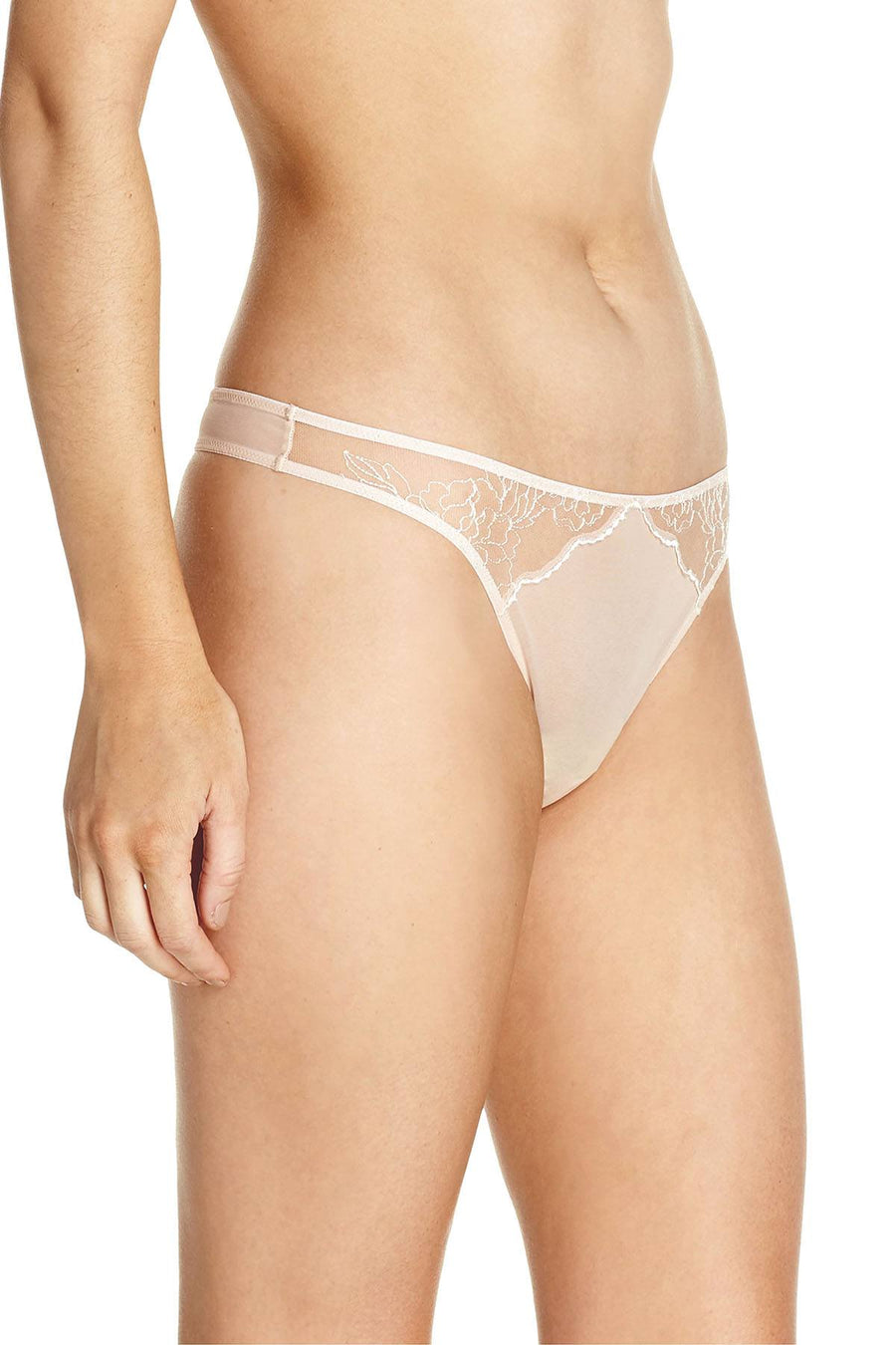 Natori Ethereal Thong in Camo Rose/Warm White