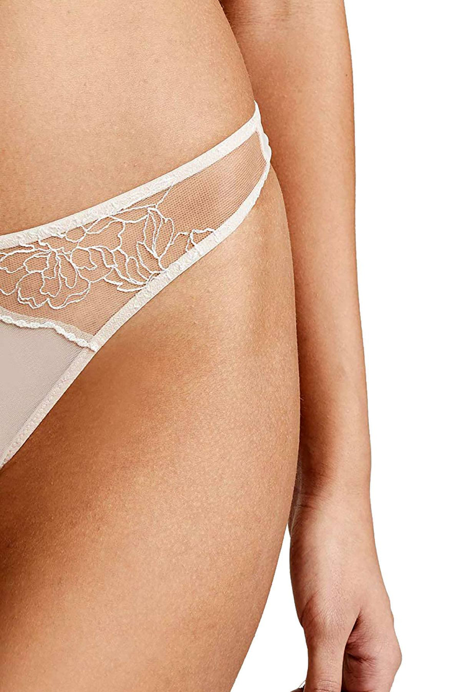 Natori Ethereal Thong in Camo Rose/Warm White