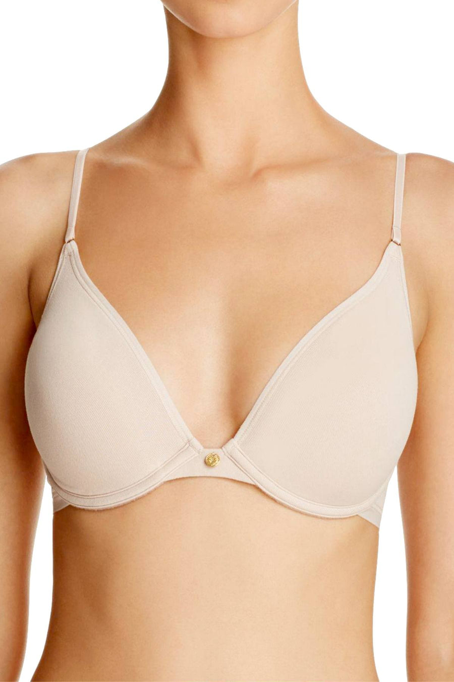 Natori Light-Mocha/Nude Understated Contour Plunge Convertible Bra