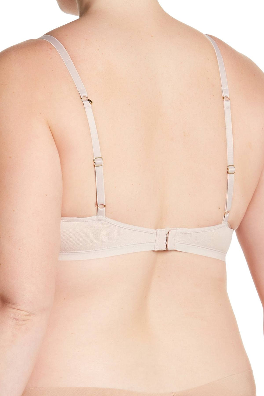 Natori Light-Mocha/Nude Understated Contour Plunge Convertible Bra