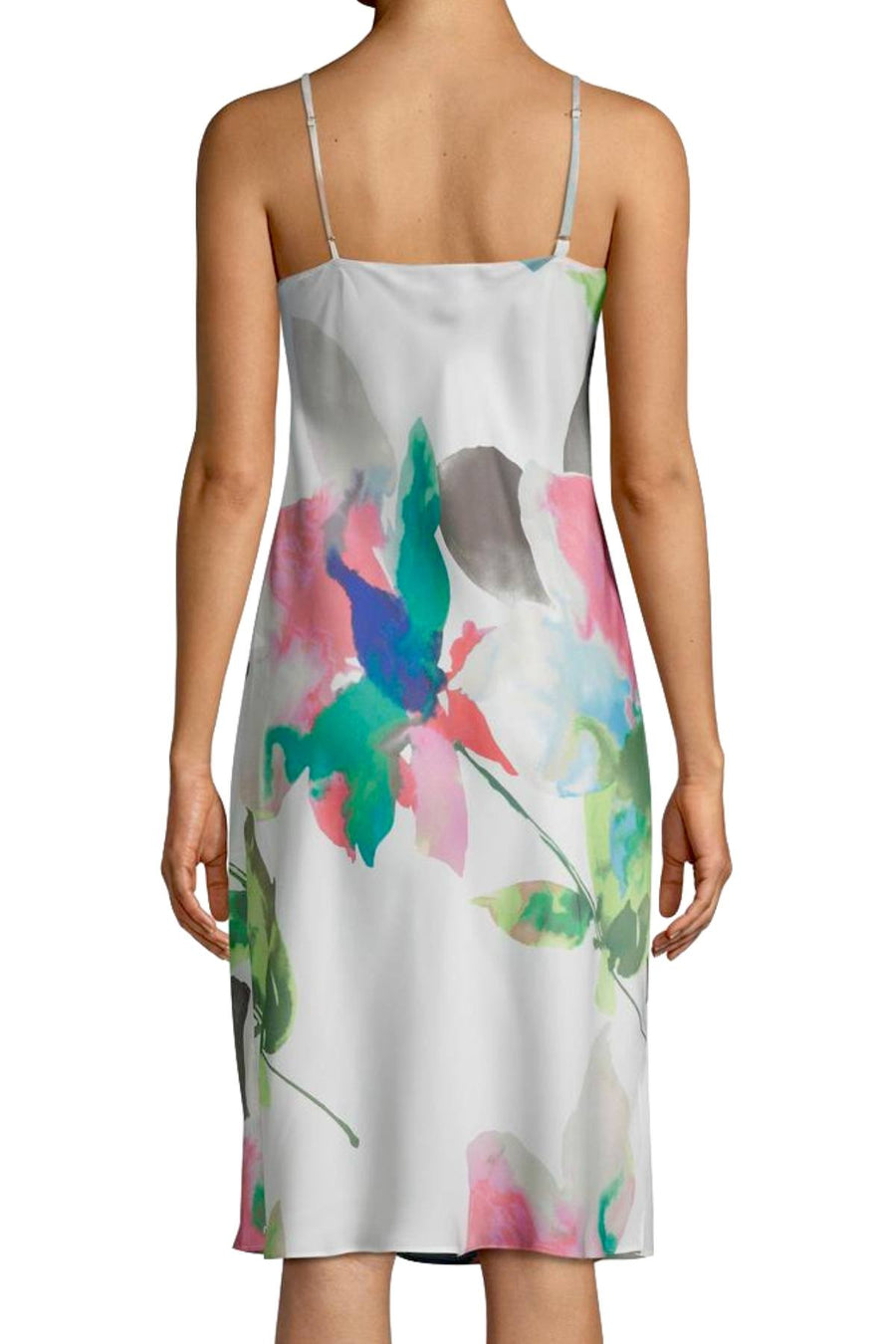 Natori Multi-Color Water-Lily Slip/Chemise